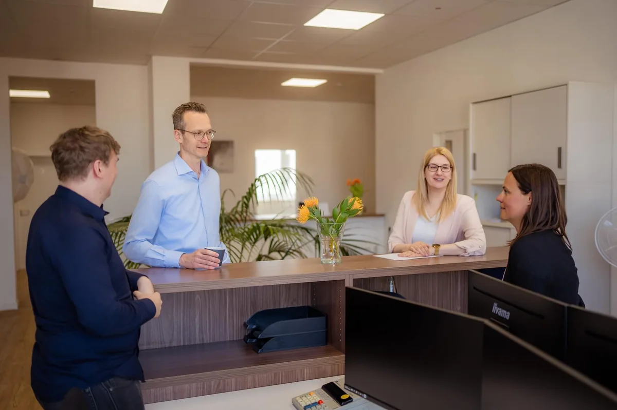 Teambesprechung bei STEP & Partner Steuerberatungsgesellschaft Darmstadt